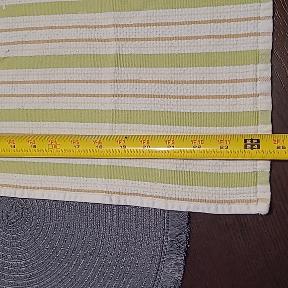 Williams-Sonoma Lot of Two thick large cotton kitchen towels good condition stri - Picture 4 of 10